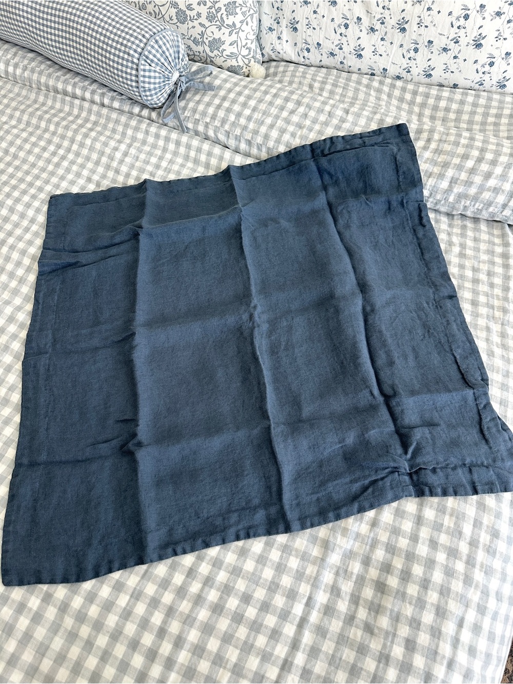 Crate & Barrel Lake Natural Hemp Fiber Euro Sham